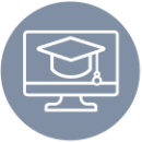 Accredited e-learning member benefit icon